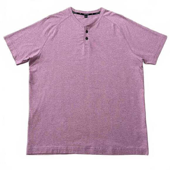 Public Rec Other - Public Rec Mens Red Pink Henley T Shirt Size XL